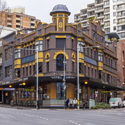 Hotel Harry (formerly Macquarie Hotel) on 40-44 Wentworth Avenue, Sydney