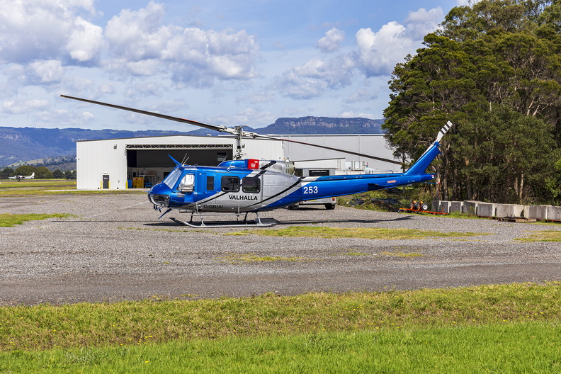 Valhalla Helicopters (C-GRUV) Bell 205A-1 at Illawarra Regional Airport