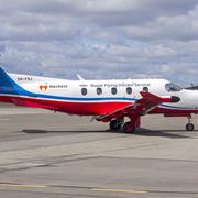 Royal Flying Doctor Service of Australia Central Operations (VH-FXJ) Pilatus PC-12-45 at Wagga Wagga Airport